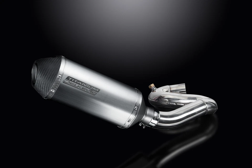 Kit silenciador escape titanio X-Oval 10" Slip On Honda CBR1000RR 2008-2016 Foto 3 de 4