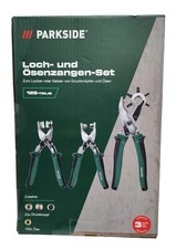 Parkside Lochzange Druckknopfzange Ösenzange Revolverzange 128-tlg.  Zangen