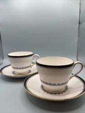 Spode CAMELOT Set of 2 Cups & Saucers excellent used condition