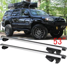 53" Car Top Roof Rack Cross Bars Cargo Carrier + Locks For Toyota 4Runner SR5