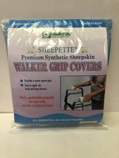 Niezbędne zaopatrzenie medyczne Sheepette Premium Syntetyczna skóra owcza Walker Grip Cover