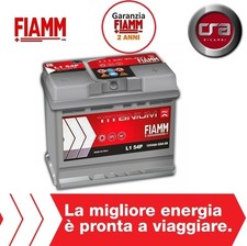 BATTERIA AUTO FIAMM TITANIUM PRO 54Ah 520A 12V VW POLO 9N 1.2 - 1.4 16V