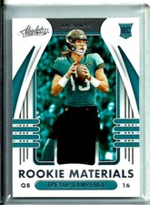 Trevor Lawrence 2021 Panini Absolute Football Rookie Materials # ARM-TRL Jaguars