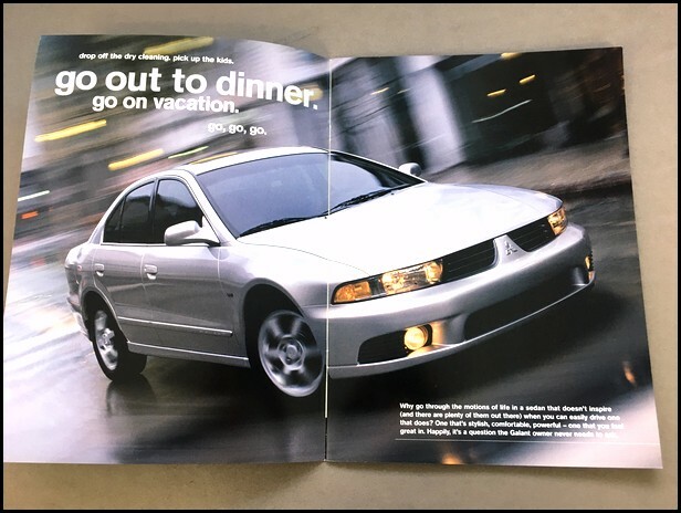 2002 Mitsubishi Galant 20-page Original Car Brochure Catalog | eBay