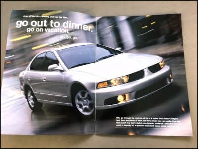 2002 Mitsubishi Galant 20-page Original Car Brochure Catalog | eBay