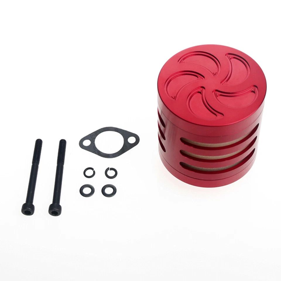 Conjunto de filtro de ar de alumínio vermelho para 1/5 RC HPI BAJA RV King Motor 5B 5T 5SC - Imagem 4 de 4