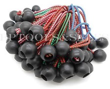 100pc 6" Color Ball Bungee Bungie Cord Heavy Duty Canopy Tarp Tie Downs Straps