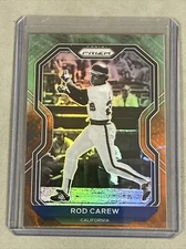 2021 Panini Prizm Baseball Rod Carew Cosmic Haze California Angels #99