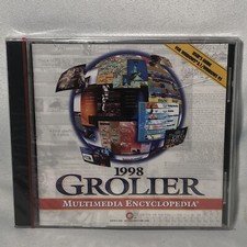 1998 Grolier Multimedia Encyclopedia Windows 3.1/Windows 95 Brand New Sealed