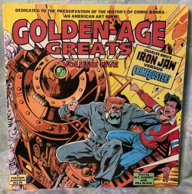 Golden-Age Greats Vol. 5 (Paragon Publishing, 1995) Iron Jaw Vs. CrimeBuster