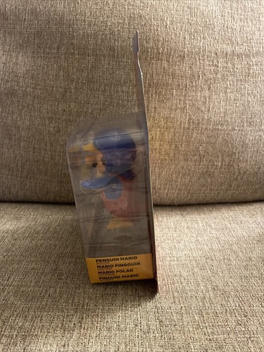 PENGUIN MARIO Super Mario Jakks Pacific Nintendo 4" Figure With Coin - Picture 2 of 6