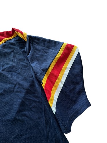 Vintage NHL Florida Panthers Blue Blank Hockey Jersey Mens XL - Picture 5 of 12