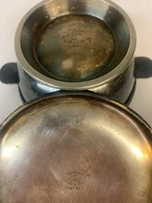 Rare Nikabob Restaurant Vintage Gorham Silver-Solderered Bowl with Lid Los Angel