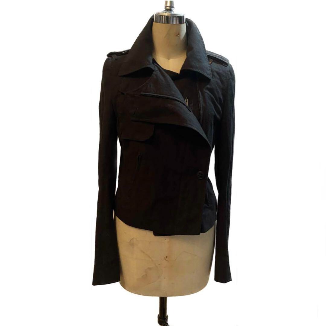 ANN DEMEULEMEESTER RIDERS 36 cotton black from japan free ANN DEMEULEMEESTER RIDERS 36 cotton black from japan free
