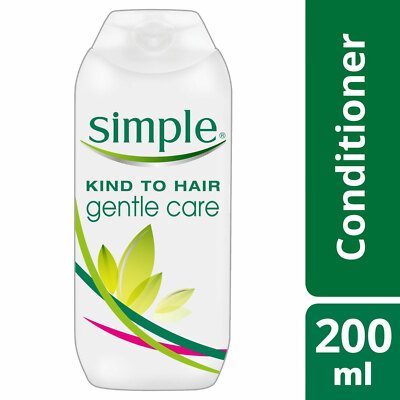 3 Stück oder 6 Stück x 200 ml Simple Kind to Hair Sanfte Pflege Conditioner