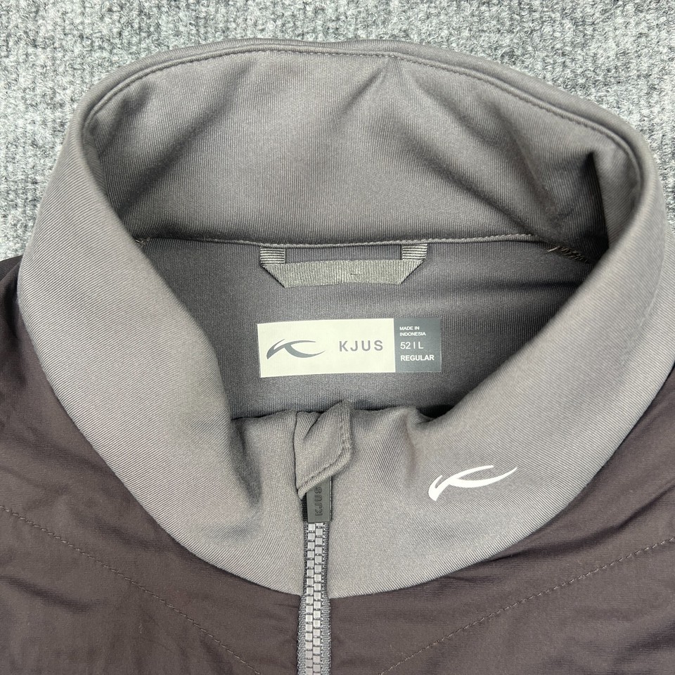 KJUS Jacket Mens Large / 52 Retention Regular Quilted Full Zip Gray eBay