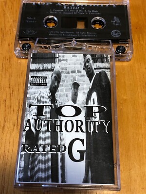 Top Authority Cassette Rated G 1995 G-funk Columbus Ohio Rap Hip