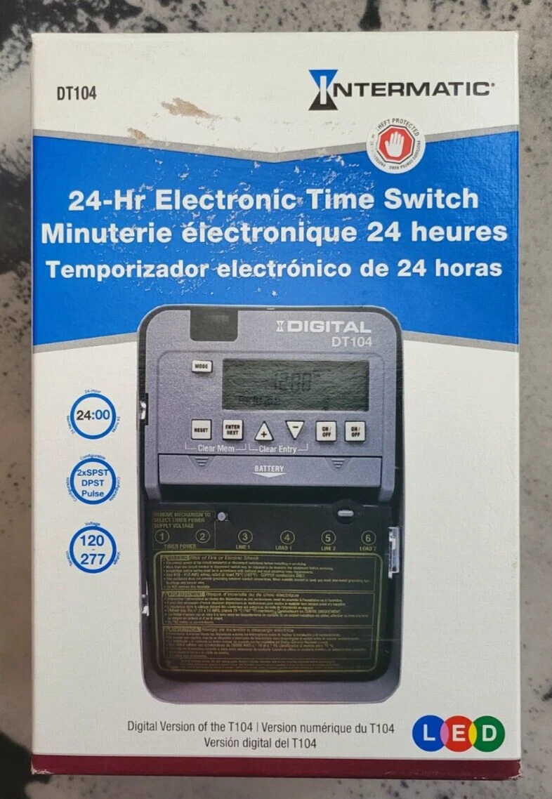 Intermatic Light Timer Low Battery Shelly Lighting