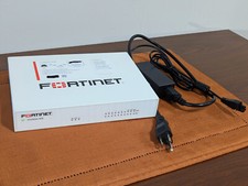 Fortinet Fortigate-60E Network Security Firewall Initialized FG-60E w/Adapter