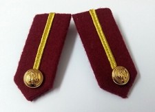 Arab Emirates Gorgets Collar Tabs Gold Braid Detail Senior Officers UAE Buttons