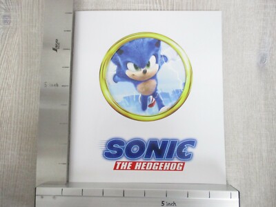 SONIC THE HEDGEHOG Movie Brochure Art Works Book 2020 Japan Ltd