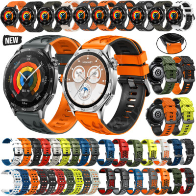 Sport Silikon Armband Für Huawei Watch GT 5 Pro GT 4 GT 3 GT 2 2e 46mm Ersatband