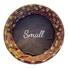 SMALL "Paw Stripes" Handmade Fleece Whelping Kiddie Pool Liner for Puppies