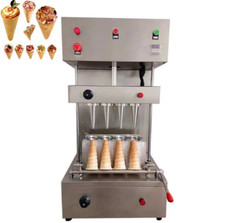 Electric Pizza Cone Forming Making Maker Machine Ice Cream Cone Machine 4 Heads