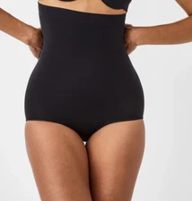 SPANX ASSETS RED HOT LABEL SUPER CONTROL HIGH WAIST SHAPEWEAR PANTY Sz 6 BLACK