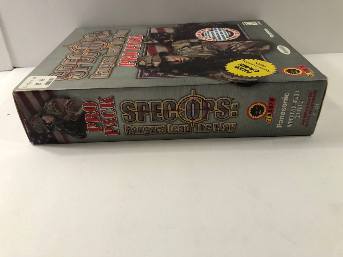 Spec Ops Rangers Lead the Way Pro Pack PC 1998 Video Game Big Box