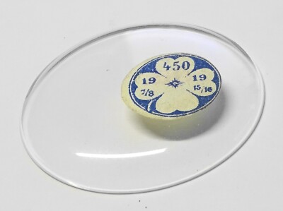 Verre Bombe Pour Montre Gousset - Diamètre 42 Mm Dôme Haut