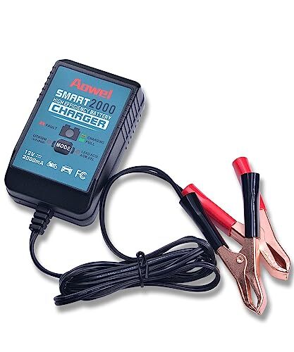 2a Smart Battery Charger 12v Trickle Charger Battery Maintainer Float Charger Fo