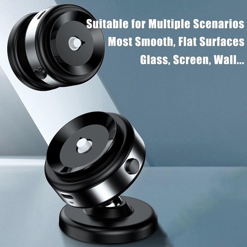 360° Electric Vacuum Strong Magnetic Phone Holder Suction Cup Car Stand Mount US - 第 4/14 張圖片