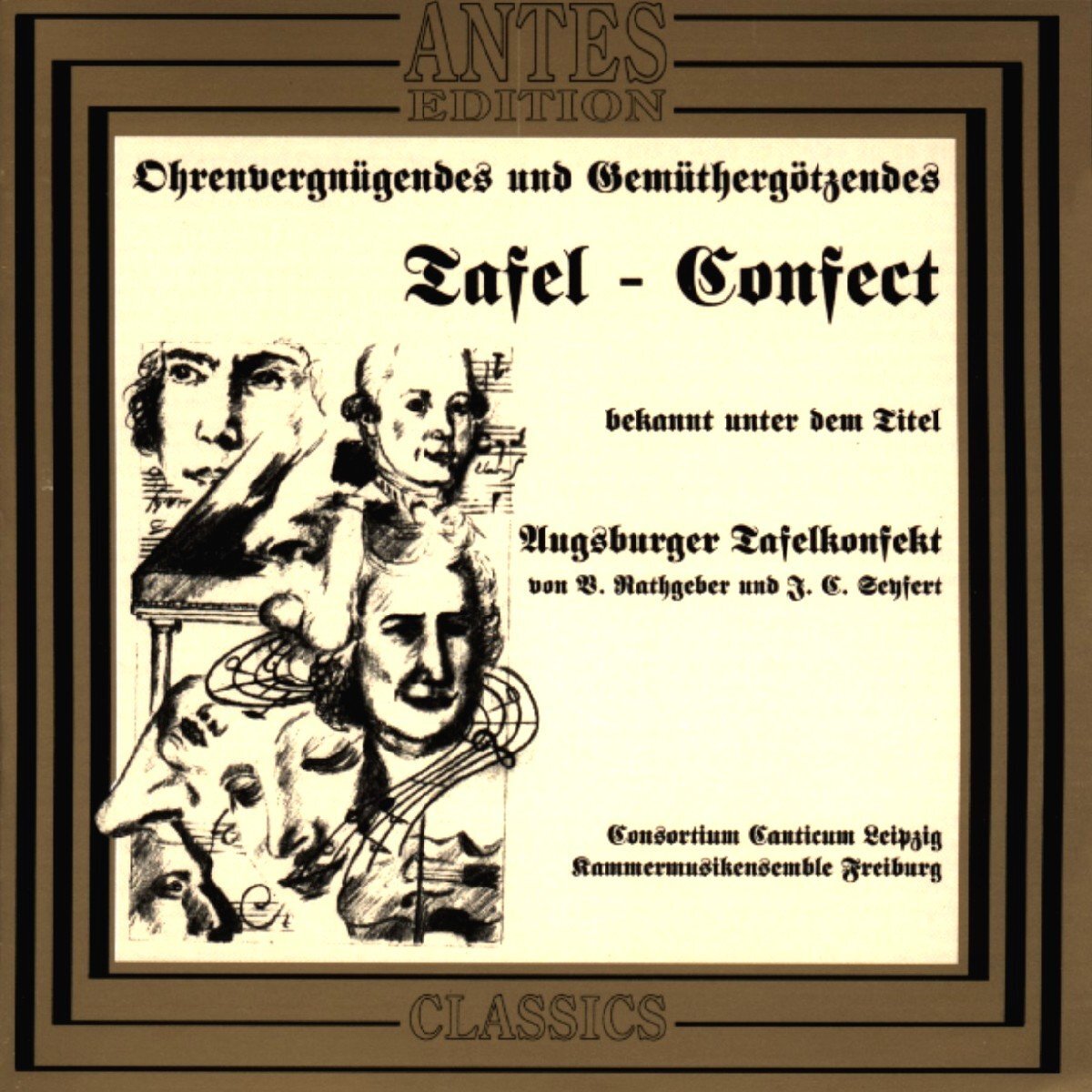 RATHGEBER,VALENTIN Augsburg Tafelkonfek Sing Rathgeber (CD)