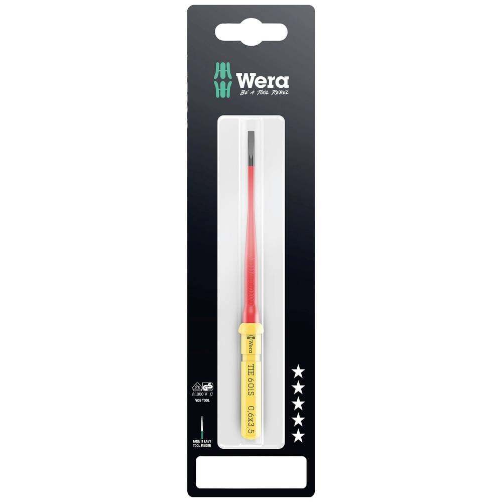 Wera Kraftform Kompakt VDE 60 iS 0,6x3,5x157 mm TIE SB Elettricisti Taglio Lama