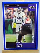 Brandon Carr 2020 Score Showcase #52 /100 Baltimore Ravens