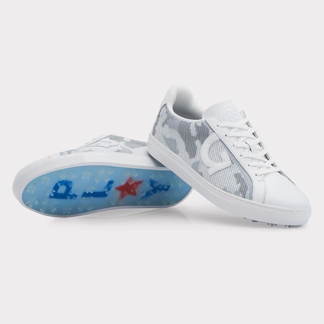G/FORE Camo Knit Disruptor Golf Shoes White Gray Snow NEW  display picture 3