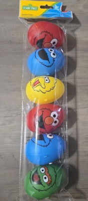 Sesame Street Easter Plastic Fillable Eggs-1pk of 6pcs-BRAND NEW-SHIPS N 24 HRS