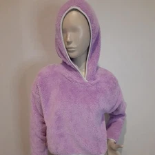 NWT Girl's Xersion Fuzzy Hoodie Pullover Super Soft Purple Multiple Sizes