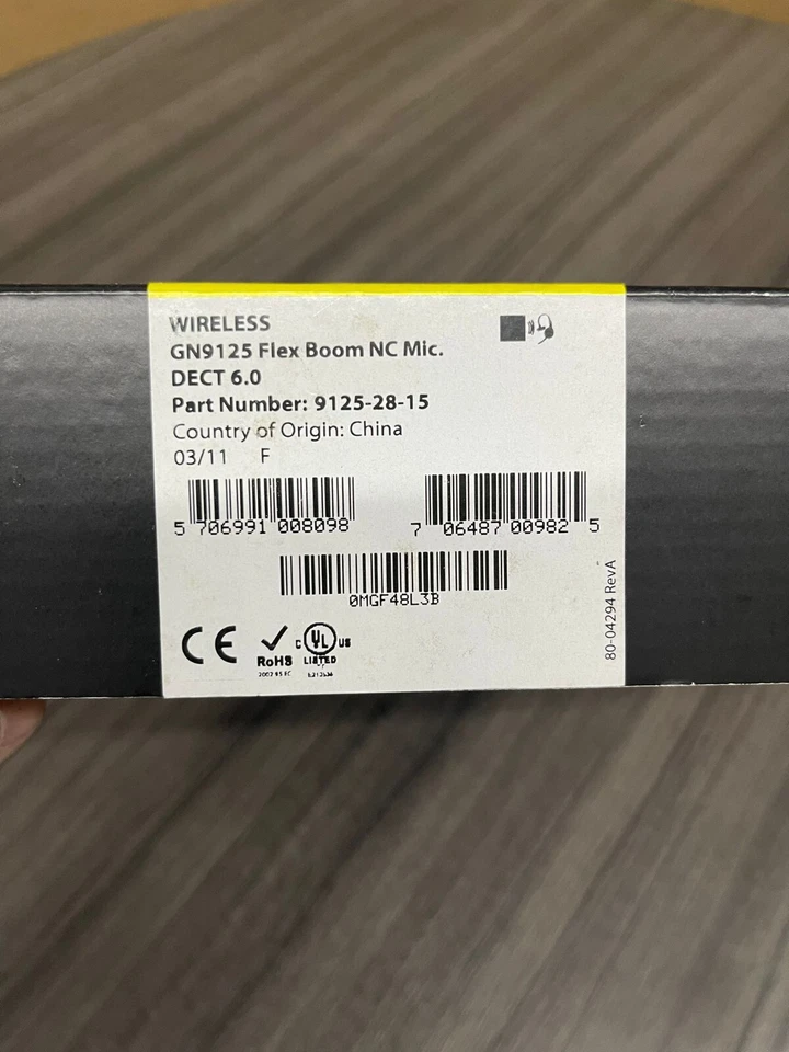 Jabra GN9125-28-15 Flex Wireless Headband Headset for Deskphone Black- Open Box - Image 2 of 4