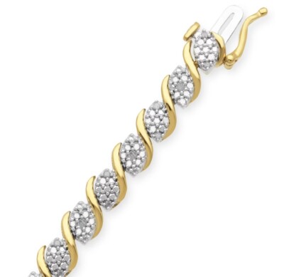 BRILLIANCE Fine Jewelry                    18KT GOLD   1/2 CTTW GENUINE DIAMOND