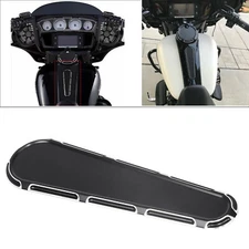 Black Tank Dash Inserts Cover For Harley Electra Street Glide FLHX Ultra Limited