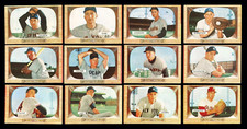1955 Bowman 12 Different Edge Variations Red Yellow White Black No Brown Puzzle