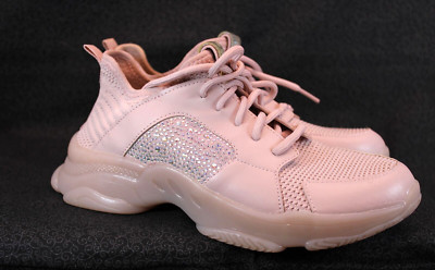 Madden NYC Women's Maxima Fancy Embel. Rhinestone Fashion Sneaker US 6