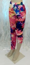 Color Blast Active Wear Yoga Jogging Pants Women's L