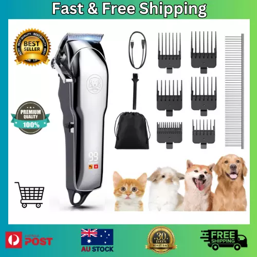 Dog Clippers for Grooming Doodles Poodles Thick Curly Hair,Low Noise Heavy Duty - Picture 1 of 9