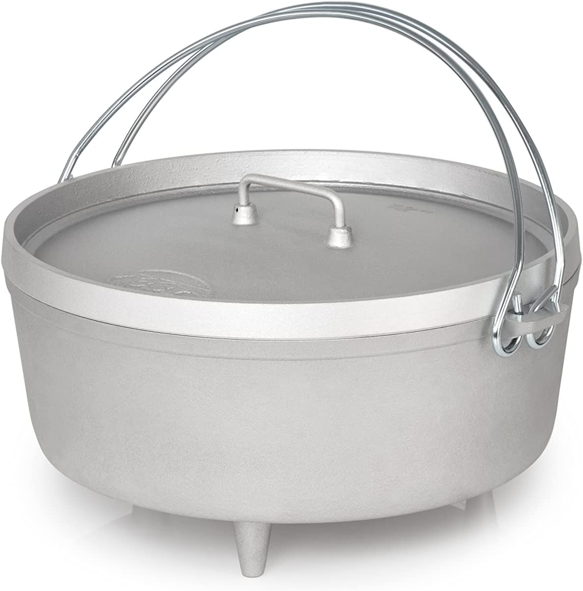 Aluminum Dutch Oven with Fixed Legs 12 Inches | eBay