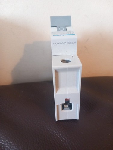 Hager MCB 20 AMP einpoliger Leitungsschutzschalter Typ B 20A B20 MTN120 230/400V gebraucht - Bild 5 von 7