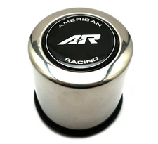 American Racing Polished Center Cap 3.125"OD Push-Thru Closed-End 1295001S