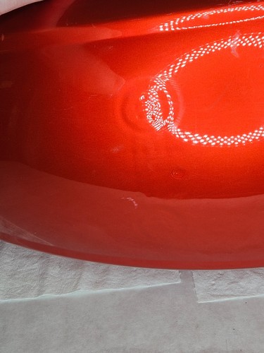 35023-0106 Vulcan 900 Rear Orange Fender Panel Fairing with Mount Bracket - Picture 9 of 16
